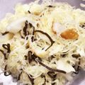 クック4CX9NN☆'s cooksnap of when they made キャベツ大量消費★ゆでキャベツ塩昆布和え.