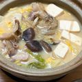 uio3's cooksnap of when they made 福岡居酒屋の〜【白味噌もつ鍋】.