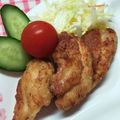 ほあちん's cooksnap of when they made 鶏むね肉のスティック唐揚げ.