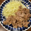 〈＊HATO＊〉's cooksnap of when they made 豚こまの辛味噌炒め千切りキャベツ畑♪.