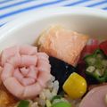 キャシーキャサリン's cooksnap of when they made お弁当に☆おさかなソーセージフラワー.