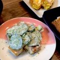 料理に目覚めた高校生's cooksnap of when they made はんぺんとキュウリのわさびマヨ☆サラダ.