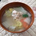 akoreana's cooksnap of when they made FPでぷりっぷりのエビ団子♪和風あんで。.