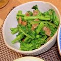 Тика's cooksnap of when they made 菜の花とあさりのオリーブオイル炒め.