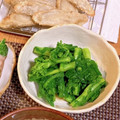 Тика's cooksnap of when they made 菜の花のからし和え.