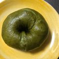 グリーンあっぷる's cooksnap of when they made 和菓子みたい♪抹茶小豆ベーグル.
