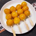 yokon☆'s cooksnap of when they made カボチャの白玉団子☆みたらし☆.
