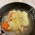ゆみらんたん's cooksnap of when they made お餅の簡単ポトフ ～時々チーズ入り～.