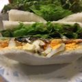 ベティ３'s cooksnap of when they made レタスと卵とハムのサンドイッチ.
