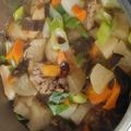 Yuyumy's cooksnap of when they made 牛すじこんにゃく煮込み.