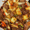 Erikぷん's cooksnap of when they made 牛肉のウエスタン風★神戸学校給食.
