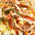 harukayuka's cooksnap of when they made 大根・きゅうりのシャキシャキナムル！.