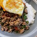 ズッキーーニ's cooksnap of when they made ガパオごはん(冷凍用)ナンプラーなし.