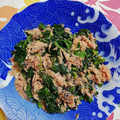 くネコまろす's cooksnap of when they made ほうれん草とツナの白だしごま和え.