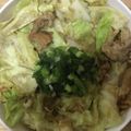 かおり♡♡♡'s cooksnap of when they made にんにくポン酢にはまりました☆豚きゃべっ.