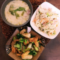 ふか谷's cooksnap of when they made 小松菜とお餅の甘辛炒め.