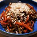 SAIX's cooksnap of when they made 男のテキトー☆皮まで使う大根きんぴら.