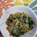 くネコまろす's cooksnap of when they made 簡単！副菜☆ほうれん草と納豆のごま和え☆.