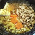 やや焼's cooksnap of when they made 豚こま肉で♡節約！すき焼き.