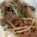 ささらんらん's cooksnap of when they made 細もやしとピーマン牛肉の炒め物.