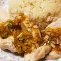 ふうたんたん。's cooksnap of when they made 簡単炊飯器でシンガポールライス♡海南鶏飯.