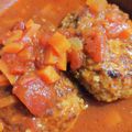 AirCat's cooksnap of when they made トマト缶でチーズIN煮込みハンバーグ！！.
