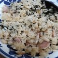 クックプ～'s cooksnap of when they made 炊飯器で焼き海苔の炊き込みご飯.