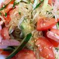 67luna's cooksnap of when they made 簡単10分♪夏野菜の春雨サラダ.