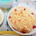 夕湖★'s cooksnap of when they made とろとろ卵の親子丼。離乳食中期.