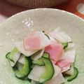 ナツ☆ママ's cooksnap of when they made カブとキュウリとハムの簡単サラダ♪.