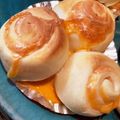 xxxmiyuxxx's cooksnap of when they made ハムとチーズの可愛いミニロールパン.