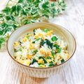 Satoco❋'s cooksnap of when they made 小松菜と卵の 混ぜご飯.