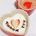 桜月❀咲良mommy's cooksnap of when they made ハート型いちご♡可愛い苺の切り方.