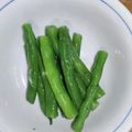 あゆはと's cooksnap of when they made ハンバーグ付け合わせ③いんげんバター合え.