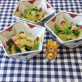 みかかめ's cooksnap of when they made 三つ葉とかまぼこの柚子こしょう和え.