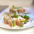かっちゃん杉's cooksnap of when they made 生ハムで！いつもの野菜がお洒落なサラダに.