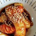 エスペロス's cooksnap of when they made お餅のプルコギトッポギ風炒め.