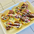 ryumi58's cooksnap of when they made ✿簡単大量生産 チョコたこ焼きなのだ✿.