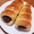 シェもずく's cooksnap of when they made チョココロネ（HB使用）.