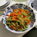 sirokuro's cooksnap of when they made いんげんと人参の油炒め.