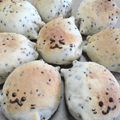 クック5CLUS8☆'s cooksnap of when they made もちもち!チーズセサミの手捏ねちぎりパン.