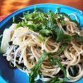 ぽんぽんぐ's cooksnap of when they made ＊しらすと大葉のペペロンチーノ＊.