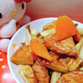 ががこちゃん's cooksnap of when they made ごぼうとさつま揚げの煮物.