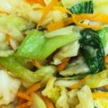 おさじこ's cooksnap of when they made 青梗菜とキャベツのピリ辛和え.