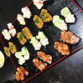 Rika☆Rin's cooksnap of when they made ✿皆で作ろぅ♬常備食でお好み軍艦寿司✿.