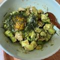 ながぴー♧'s cooksnap of when they made 鶏ささみのアボカドときゅうりの和風丼♪.