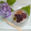 miyu's cooksnap of when they made 簡単和菓子☆　　　甘納豆の寒天よせ.