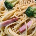新婚OL's cooksnap of when they made ベーコンとブロッコリーのこく旨和風パスタ.