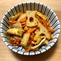 ♧ぴの字♧'s cooksnap of when they made 油揚げとレンコンのきんぴら✿.