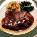 コスモとフライパン's cooksnap of when they made ステーキ、フォアグラに！バルサミコソース.